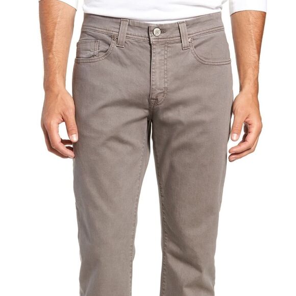 Fidelity Jimmy Slim Straight Leg Jeans 31 Latte - Picture 3 of 13